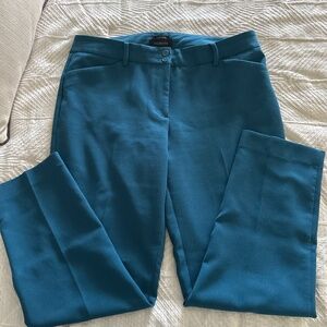 Talbots ankle teal pants